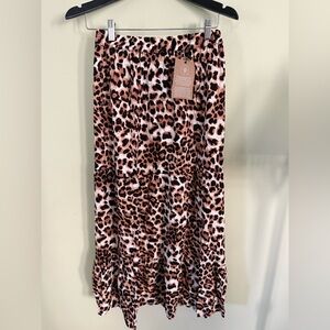 Vero Moda Animal Print Maxi Skirt